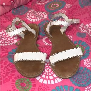 White Strapped Sandals